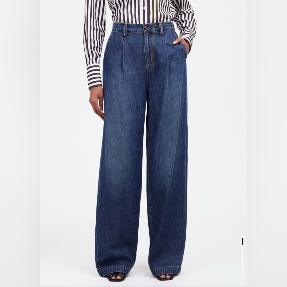 Madewell The Harlow Wide-Leg Jean: Airy Denim Edition, Women’s 26